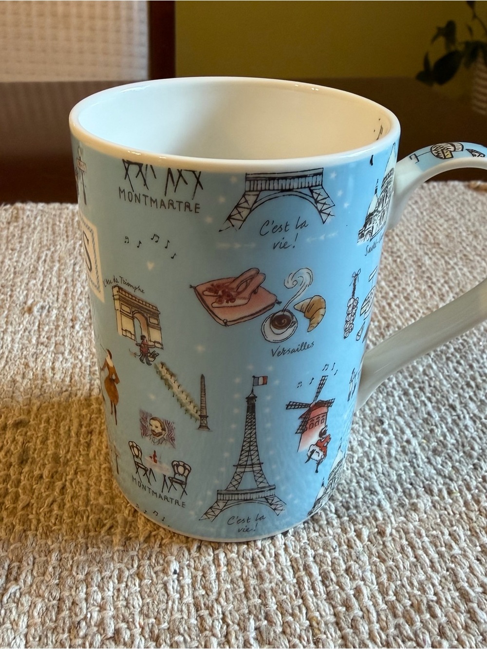 Paris Landmarks China Mug